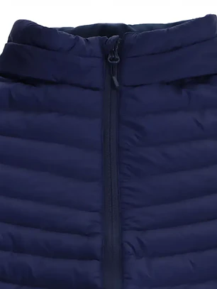 PARKA TIPO PLUMA MUJER LIGHT AZUL MARINO