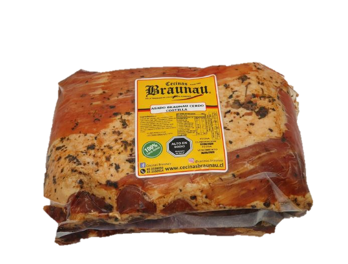 ASADO BRAUNAU CERDO COSTILLA AL VACIO - Venta x kilo - A PEDIDO - Pieza 1,5 Kg