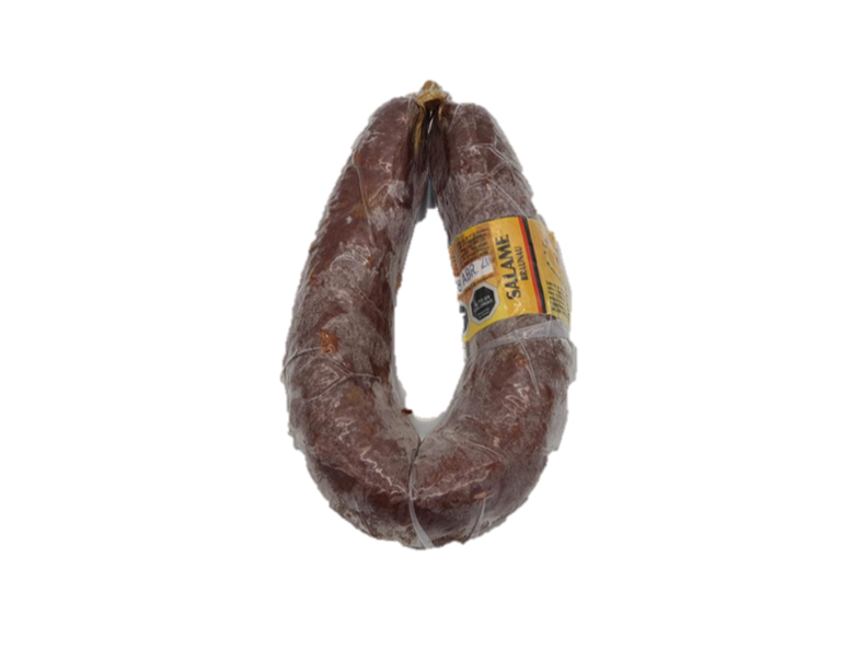 SALAME AHUMADO AL VACÍO BRAUNAU Piezas +- 330Grs. (Precio por kilo $ 26.636)