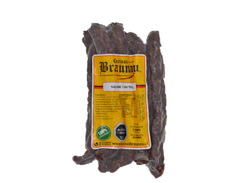 SALAME CÓCTEL AL VACIO +- 150GR