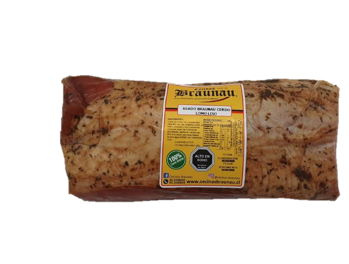 ASADO BRAUNAU CERDO LOMO LISO AL VACIO - Venta x Kilo - A pedido