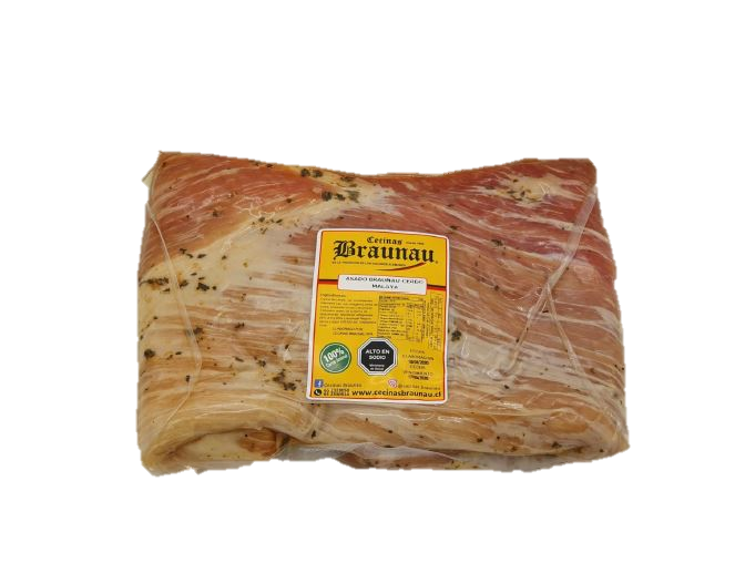 ASADO BRAUNAU CERDO MALAYA . Venta x kilo - AL VACIO - A pedido - Pieza 600 Grs