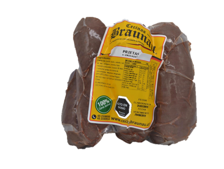 PRIETAS BRAUNAU PACK 6 UND. AL VACIO