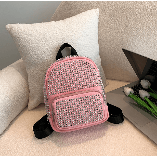 Mini morral J0274 rosado