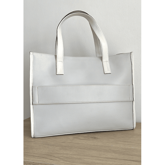 BOLSO NACIONAL Greta gris/blanco