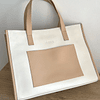 BOLSO NACIONAL Greta blanco/beige