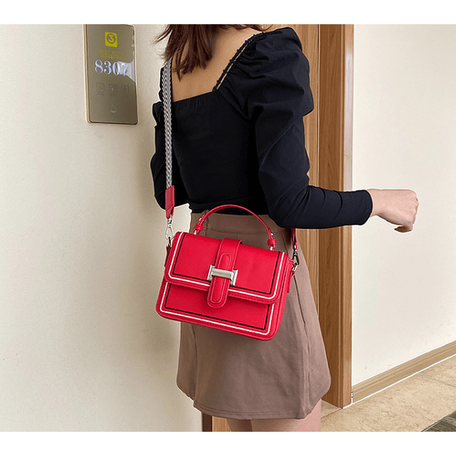 Bolso J0297 rojo