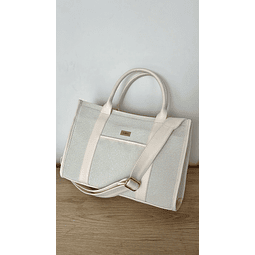 Tote Nita blanco completo