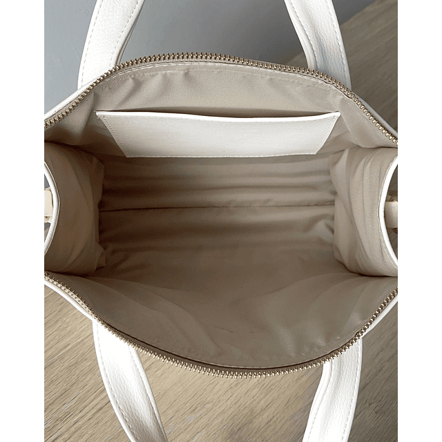 Bolso ame blanco talco