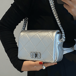 Bolso J0326 plateado