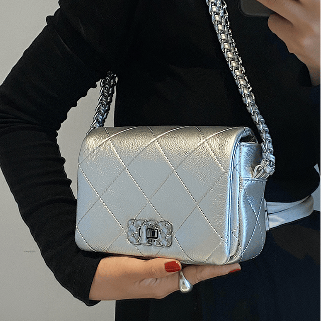 Bolso J0326 plateado