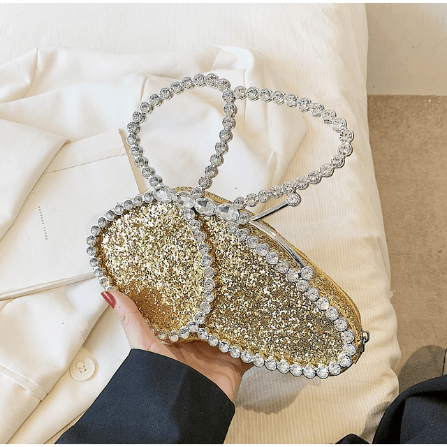 Bolso de lujo J0284 dorado - MAYOR