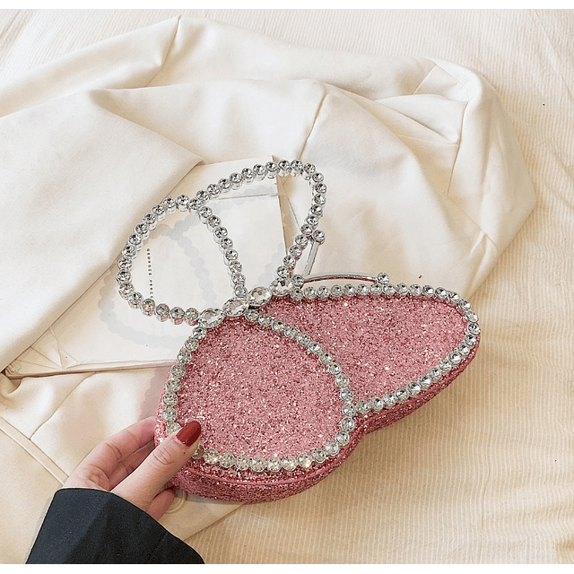 Bolso de lujo J0284 fucsia - MAYOR