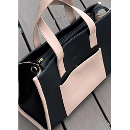 Greta mediano negro/nude