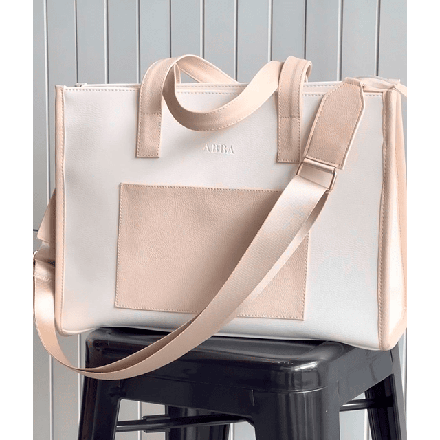 Greta mediano blanco/beige