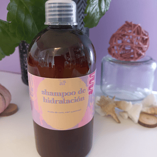 Shampoo Hidratante Natural con Aceite de Coco, Miel y Ácido Hialurónico | Abeja Reina