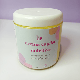 Crema Capilar Nutritiva | Reparación Profunda con Manteca de Karité, Fitoqueratina y Ácido Hialurónico