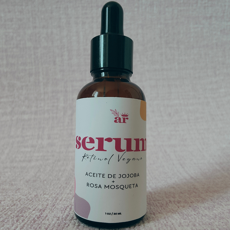 Sérum de Retinol Vegano con Rosa Mosqueta y Jojoba | Abeja Reina 1