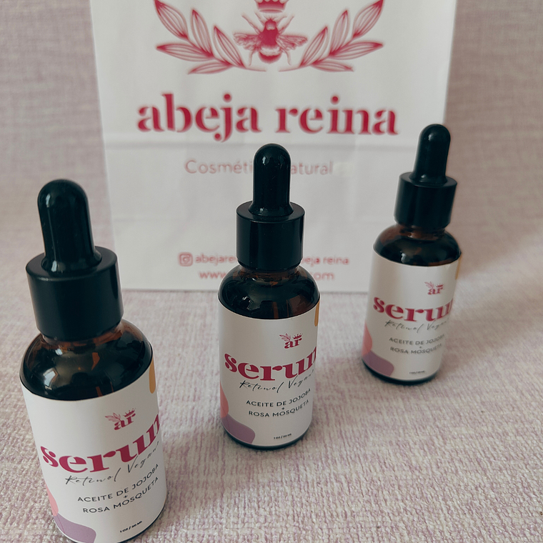 Sérum de Retinol Vegano con Rosa Mosqueta y Jojoba | Abeja Reina 2