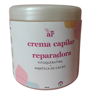 Crema Capilar Reparadora | Nutrición Profunda y Reparación con Fitoqueratina y Manteca de Cacao