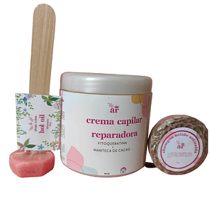 Rutina Capilar Anticaída y Reparadora Natural