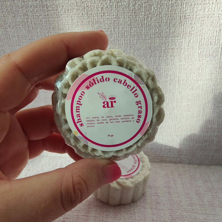 Shampoo Sólido Natural para Cabello Graso con Arcilla Blanca y Tea Tree | Abeja Reina 2