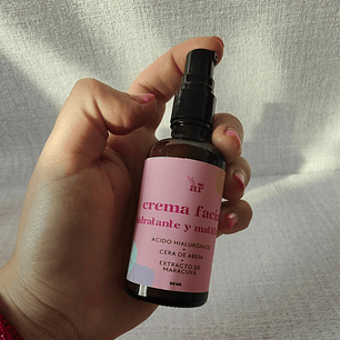 Crema Facial Hidratante y Matificante con Ácido Hialurónico y Maracuyá | Abeja Reina