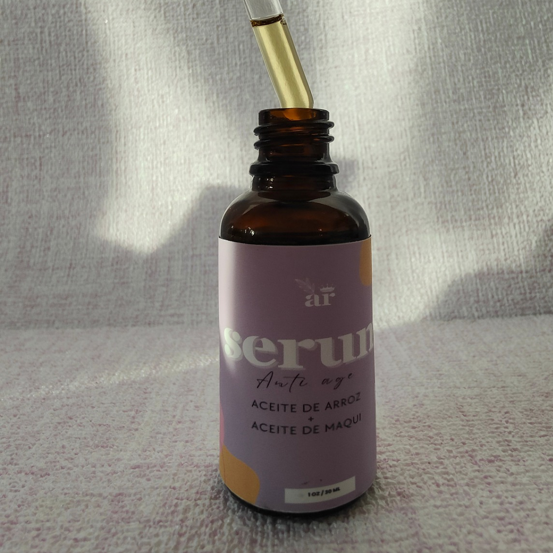 Sérum Antiage Natural con Aceite de Arroz y Frambuesa - Abeja Reina 1