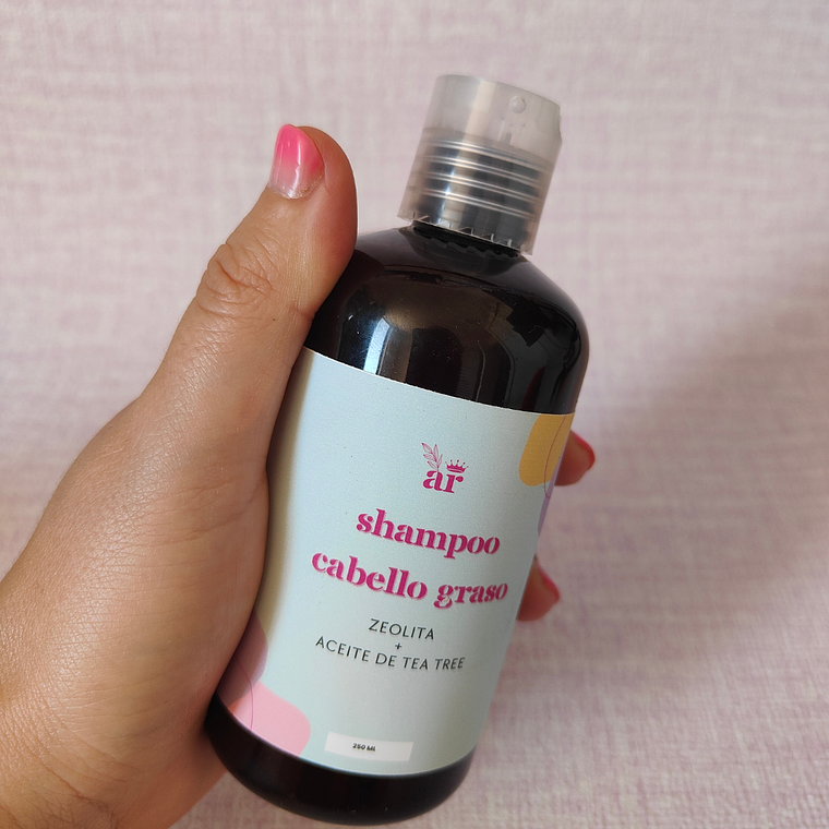 Shampoo Natural para Cabello Graso con Tea Tree, Zeolita y Pantenol | Abeja Reina 2