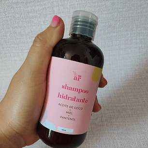 Shampoo Hidratante Natural con Aceite de Coco, Miel y Ácido Hialurónico | Abeja Reina