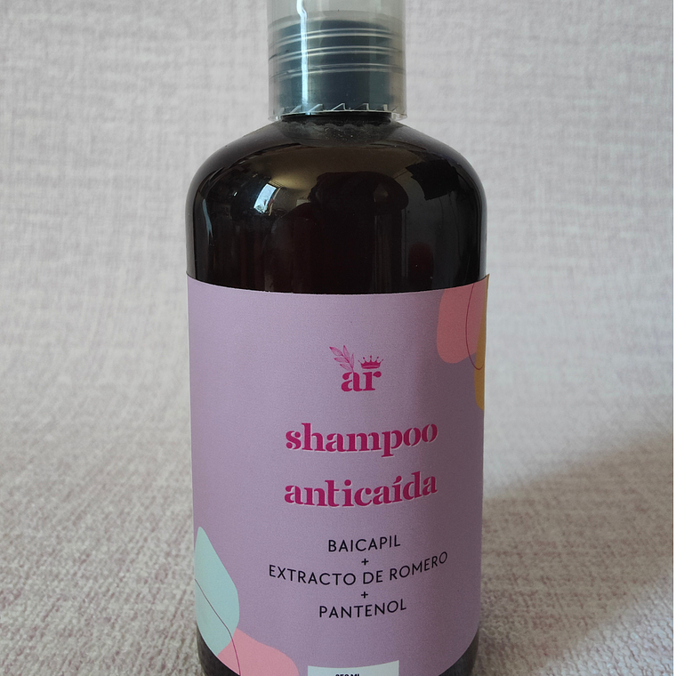 Shampoo Anticaída Natural con Baicapil, Romero y Extractos de Hierbas | Abeja Reina 1