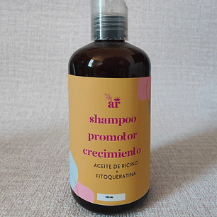 Shampoo Natural Promotor de Crecimiento con Romero, Aceite de Ricino y Pantenol | Abeja Reina