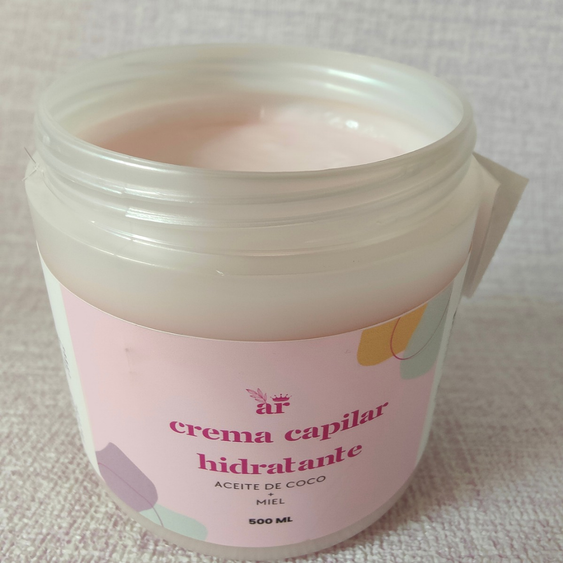 Crema Capilar Hidratante | Hidratación Profunda, Brillo Natural y Suavidad con Miel y Ácido Hialurónico 2