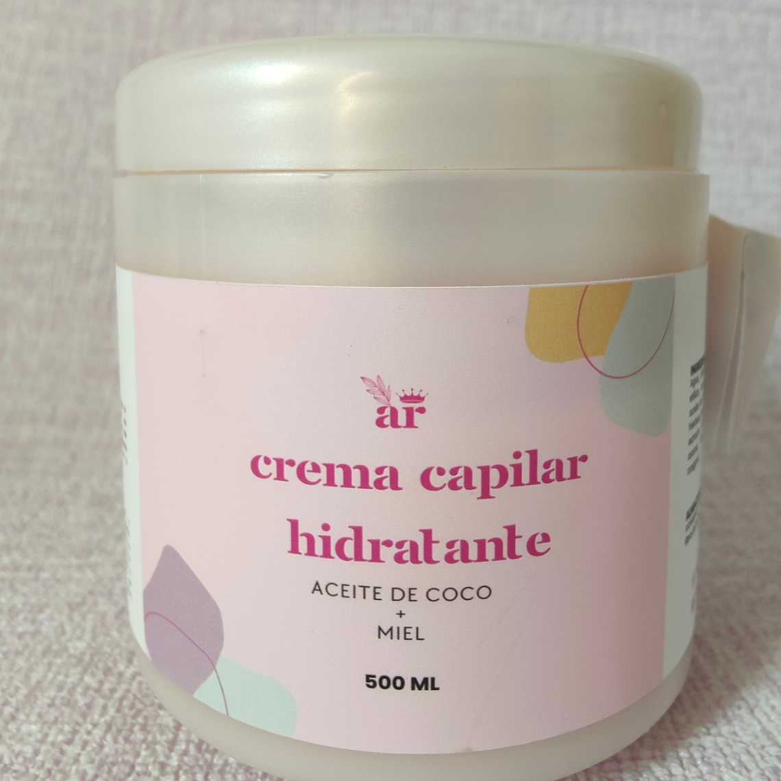 Crema Capilar Hidratante | Hidratación Profunda, Brillo Natural y Suavidad con Miel y Ácido Hialurónico 1