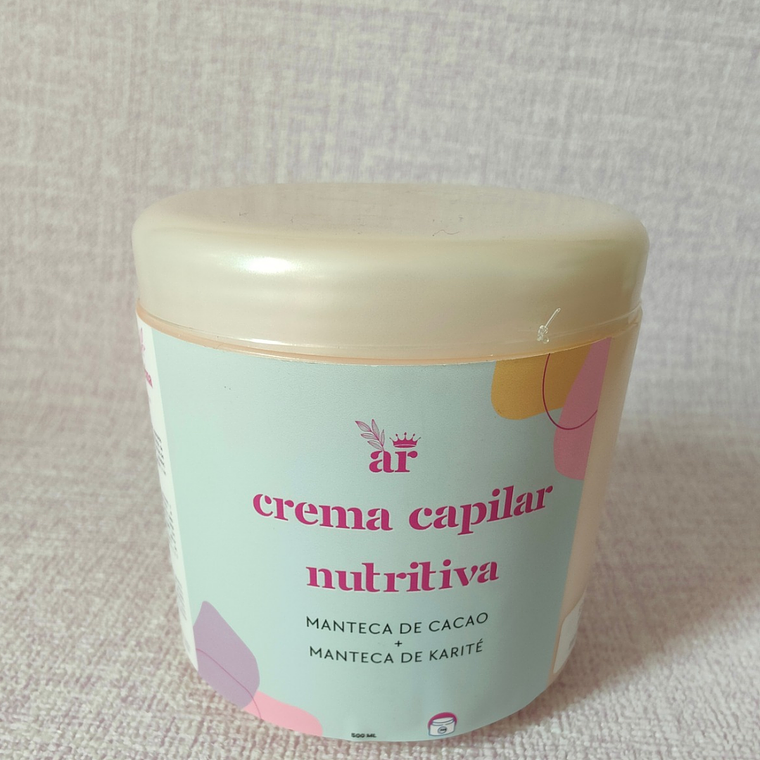 Crema Capilar Nutritiva | Reparación Profunda con Manteca de Karité, Fitoqueratina y Ácido Hialurónico 1