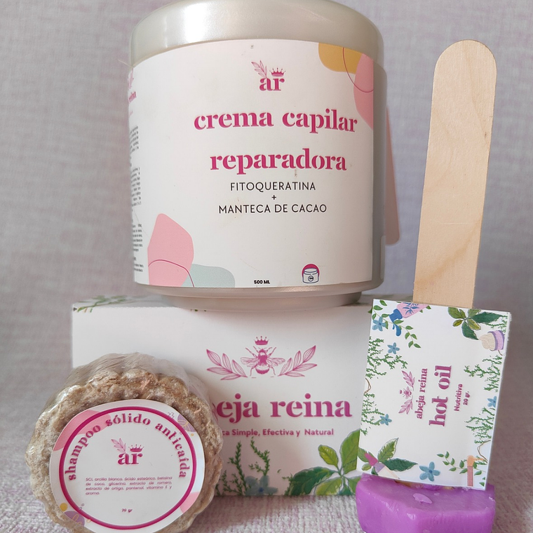 Rutina Capilar Anticaída y Reparadora Natural 1