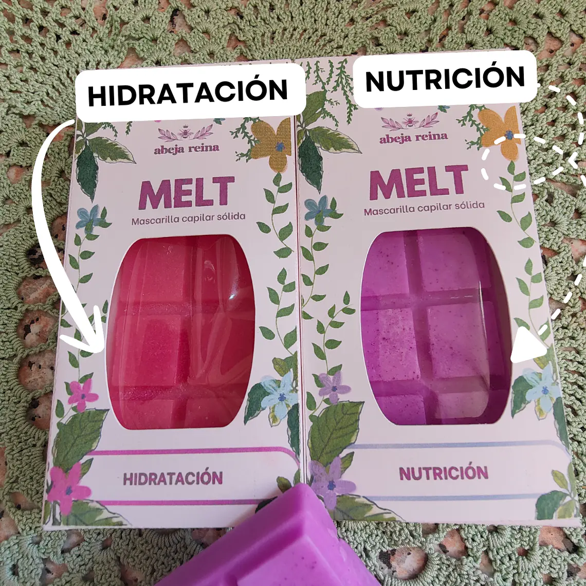 Melt mascarillas capilares sólidas 1