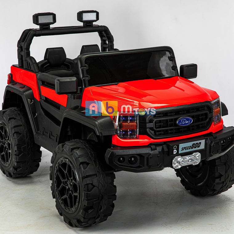 Camioneta a Batería Raptor XL 12V 4×4 Roja 3
