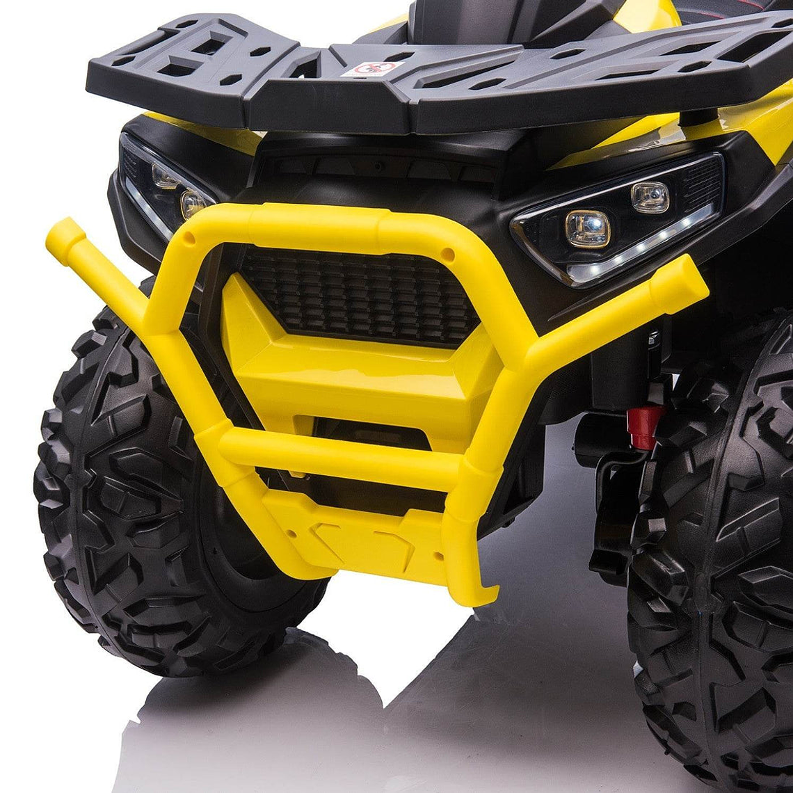 Vehículo Infantil Amarillo ATV 12V 5