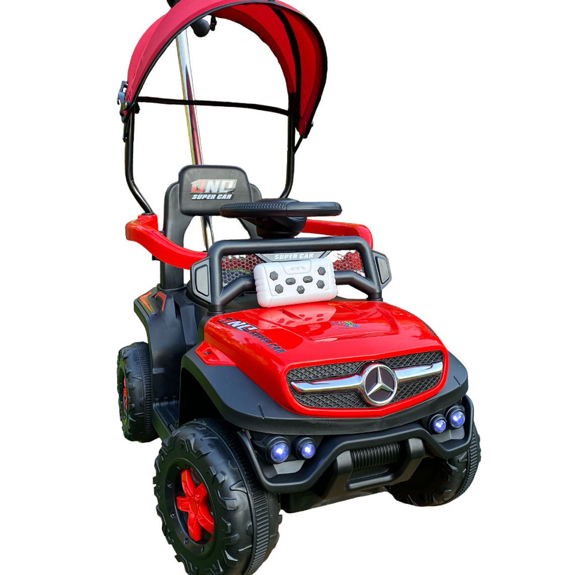 Auto Correpasillos a Batería Mercedes Unimog Carro de Paseo , Correpasillos (3 en 1) Control Remoto 1