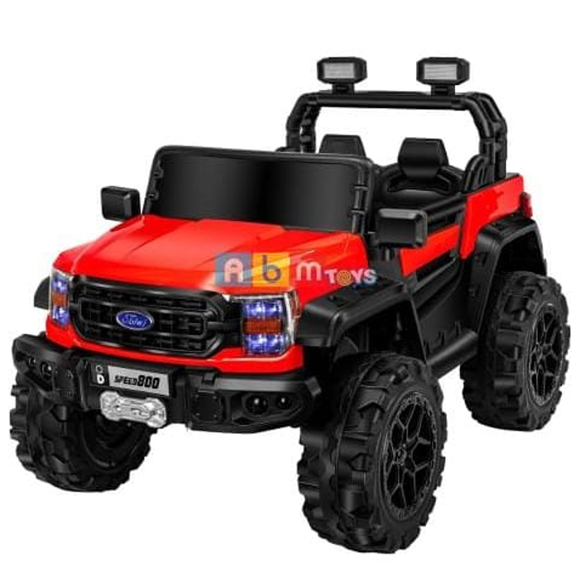 Camioneta a Batería Raptor XL 12V 4×4 Roja 1