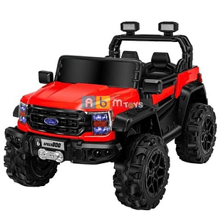 Camioneta a Batería Raptor XL 12V 4×4 Roja