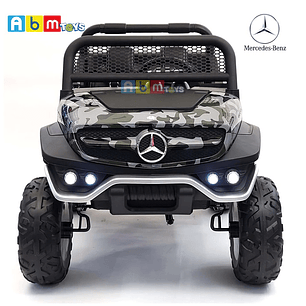 Buggy a Batería (12V 14AH) XXL 4×4 – 2 Asientos MERCEDES UNIMOG Camo Pantalla Touch Control Remoto APP