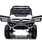 Buggy a Batería XXL 4×4 2 Asientos MERCEDES UNIMOG Pantalla Touch Ruedas goma- Blanco - Miniatura 1