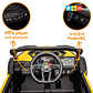 Can-Am Maverick 4×4 Real Asiento Ecocuero y Ruedas de goma Amarillo - Miniatura 4
