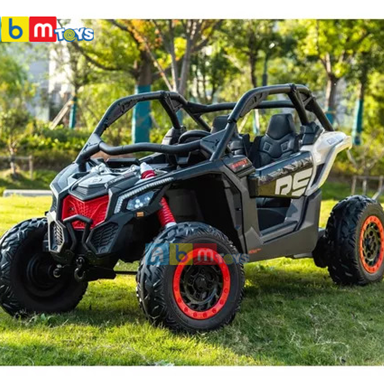 Can-Am Maverick XXL 24 Volt 2 Asientos Ecocuero y Ruedas de goma 2