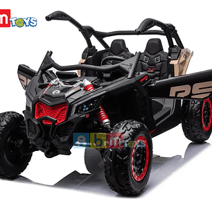 Can-Am Maverick XXL 24 Volt 2 Asientos Ecocuero y Ruedas de goma