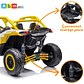 Can-Am Maverick XXL 24 Volt 2 Asientos Ecocuero y Ruedas de goma Amarillo - Miniatura 3
