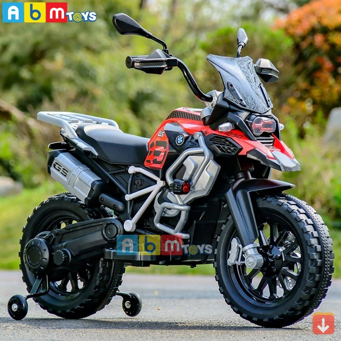 Moto a Batería GS XL 12 Volt Acelerador de Puño Blanca 3