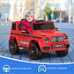 Auto a Batería Jeep G63 Con Licencia Mercedes 12V Rojo - - Miniatura 4